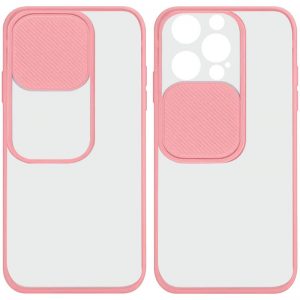 Чехол Camshield mate TPU со шторкой для камеры для Iphone 13 Pro Max – Розовый
