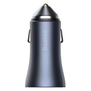 Автомобильное зарядное устройство Baseus Golden Contactor Pro 40W USB + Type-C – Gray