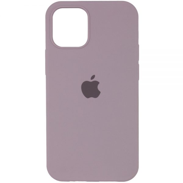 Оригинальный чехол Silicone Cover 360 с микрофиброй для Iphone 13 Mini – Серый / Lavender