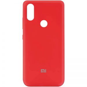 Оригинальный чехол Silicone Cover My Color (A) с микрофиброй для Xiaomi Redmi Note 5 Pro / Note 5 (Dual Camera) – Красный / Red