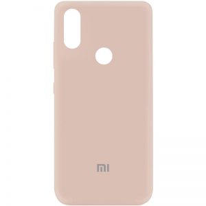 Оригинальный чехол Silicone Cover My Color (A) с микрофиброй для Xiaomi Redmi Note 5 Pro / Note 5 (Dual Camera) – Розовый / Pink Sand