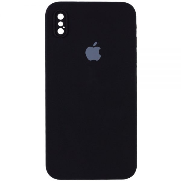 Чохол Silicone Case Square для Iphone X / XS Black