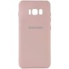 Оригинальный чехол Silicone Cover My Color (A) с микрофиброй и защитой камеры для Samsung G955 Galaxy S8 Plus – Розовый / Pink Sand