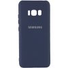 Чохол Silicone Cover MyColor Camera A для Samsung G950 Galaxy S8 Синій / Midnight blue