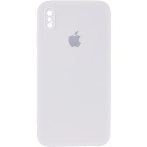 Чохол Silicone Case Square для Iphone X / XS White