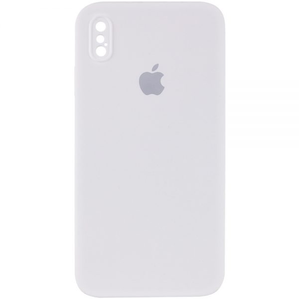 Чохол Silicone Case Square для Iphone X / XS White