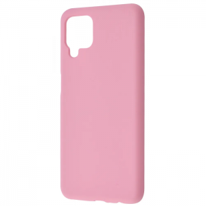 Чехол Silicone Case WAVE Full с микрофиброй для Samsung Galaxy A12 / M12 – Pink sand