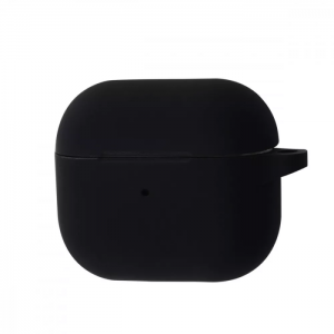 Чехол для наушников Silicone Case New + карабин для Apple Airpods 3 – Black