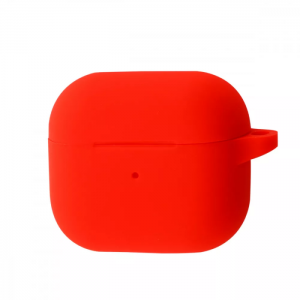 Чехол для наушников Silicone Case New + карабин для Apple Airpods 3 – Red