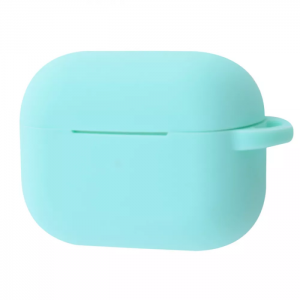 Чехол для наушников Silicone Shock-proof case + карабин для Apple Airpods Pro – Turquoise