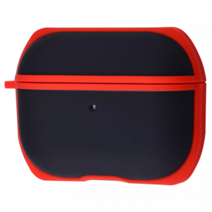 Чехол для наушников WIWU Hard Protective Case TPU+PC + карабин для AirPods Pro – Black / Red