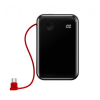 Внешний аккумулятор Power Bank Baseus Mini S Digital Display 3A 10000 mAh 15W (With Type-C Cable) – Black 122648