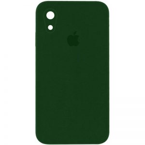 Чохол Silicone Case Square для Iphone XR Army Green