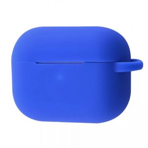 Чехол для наушников Silicone Shock-proof case + карабин для Apple Airpods Pro – Blue