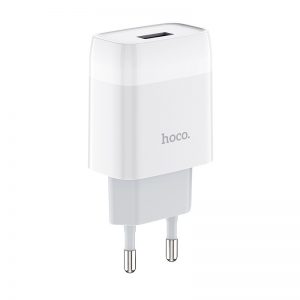 Сетевое зарядное устройство Hoco C72A 1USB / 2.1A – White