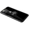 Cиликоновый чехол Deen CrystalRing c креплением под магнитный держатель для Iphone 13 mini Бесцветный / Черный