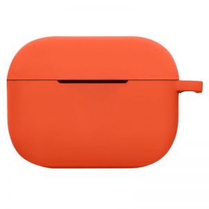 Чехол для наушников Silicone Case New + карабин для Apple Airpods Pro – Оранжевый / Kumquat