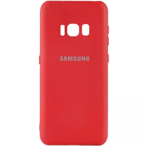 Оригинальный чехол Silicone Cover My Color (A) с микрофиброй и защитой камеры для Samsung G950 Galaxy S8 – Красный / Red