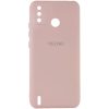 Чохол Silicone Cover MyColor Camera A для TECNO Spark 6 Go Рожевий / Pink Sand