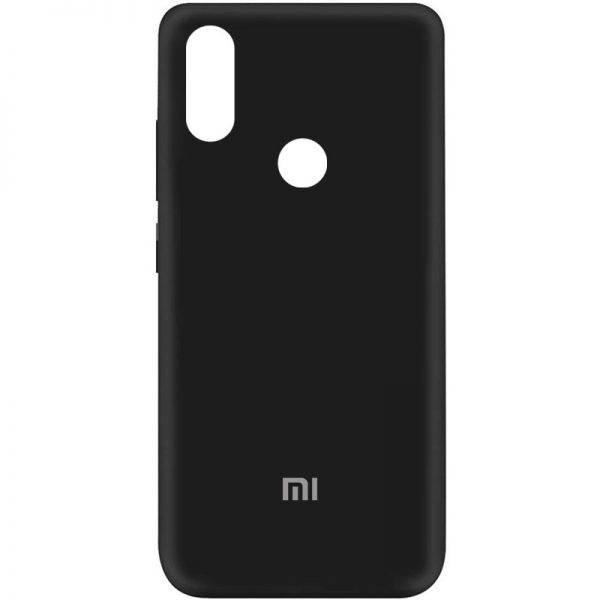 Оригинальный чехол Silicone Cover My Color (A) с микрофиброй для Xiaomi Redmi Note 5 Pro / Note 5 (Dual Camera) – Черный / Black