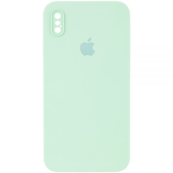 Чохол Silicone Case Square для Iphone X / XS Light Turquoise