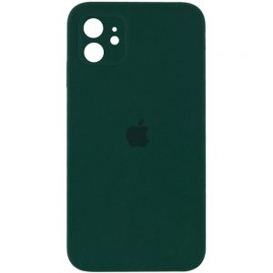 Чохол Silicone Case Square для Iphone 11 Dark Green