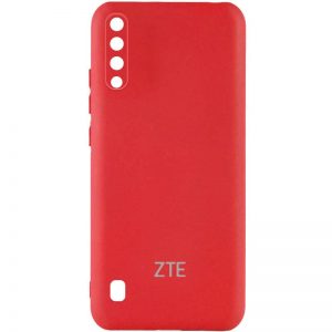 Оригинальный чехол Silicone Cover My Color (A) с микрофиброй и защитой камеры для ZTE Blade A7 (2020) – Красный / Red
