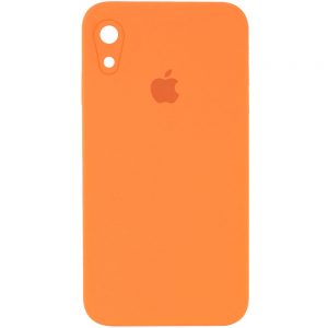 Чохол Silicone Case Square для Iphone XR Papaya