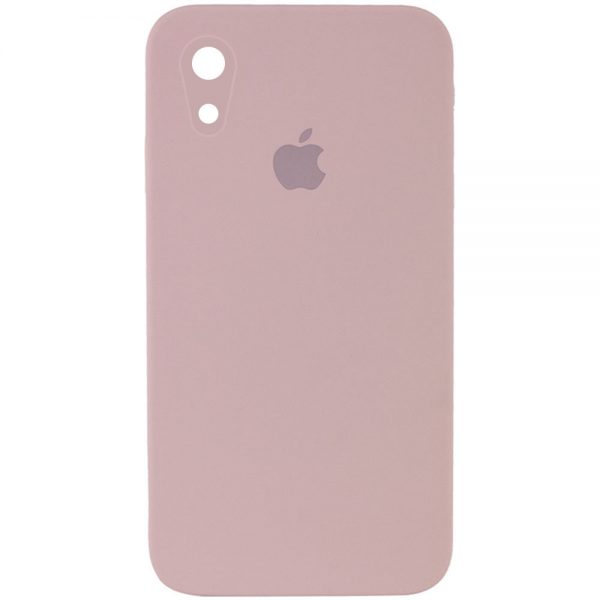 Чохол Silicone Case Square для Iphone XR Pink Sand