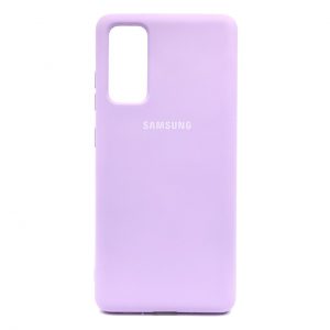 Оригинальный чехол Silicone Cover 360 с микрофиброй для Samsung Galaxy S20 FE – Lite Lilac