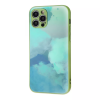 TPU+Glass чехол Bright Colors Case Without Logo для Iphone 12 Pro Max – Mint green