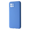 Чехол Silicone Case WAVE Full с микрофиброй для Samsung Galaxy A03 – Blue
