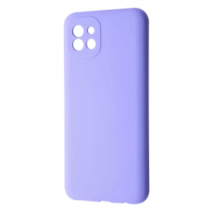 Чехол Silicone Case WAVE Full с микрофиброй для Samsung Galaxy A03 – Light purple