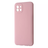 Чехол Silicone Case WAVE Full с микрофиброй для Samsung Galaxy A03 – Pink sand
