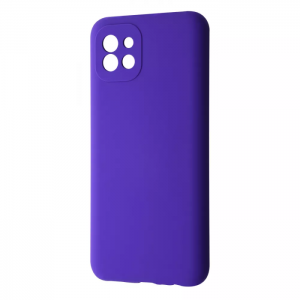 Чехол Silicone Case WAVE Full с микрофиброй для Samsung Galaxy A03 – Purple