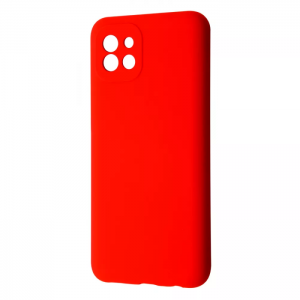 Чехол Silicone Case WAVE Full с микрофиброй для Samsung Galaxy A03 – Red