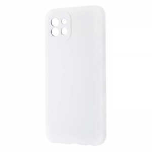 Чехол Silicone Case WAVE Full с микрофиброй для Samsung Galaxy A03 – White