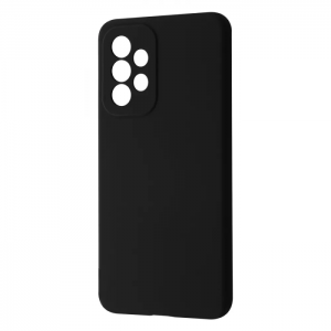 Чехол Silicone Case WAVE Full с микрофиброй для Samsung Galaxy A33 5G – Black