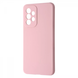 Чехол Silicone Case WAVE Full с микрофиброй для Samsung Galaxy A33 5G – Pink sand