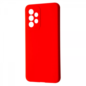 Чехол Silicone Case WAVE Full с микрофиброй для Samsung Galaxy A33 5G – Red