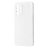 Чехол Silicone Case WAVE Full с микрофиброй для Samsung Galaxy A33 5G  – White
