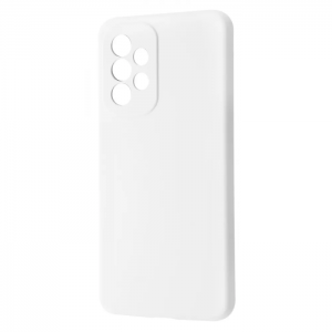 Чехол Silicone Case WAVE Full с микрофиброй для Samsung Galaxy A53 – White