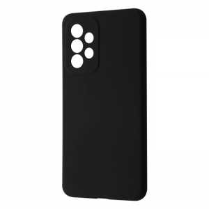 Чехол Silicone Case WAVE Full с микрофиброй для Samsung Galaxy A53 – Black