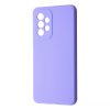 Чехол Silicone Case WAVE Full с микрофиброй для Samsung Galaxy A53 5G – Light purple