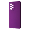 Чехол Silicone Case WAVE Full с микрофиброй для Samsung Galaxy A53 5G – Purple
