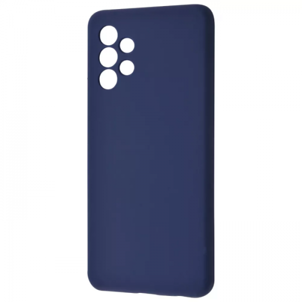 Чехол Silicone Case WAVE Full с микрофиброй для Samsung Galaxy S22 – Midnight blue