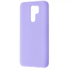 Чехол Silicone Case WAVE Full с микрофиброй для Xiaomi Redmi 9 – Light purple