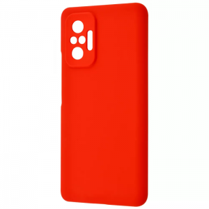 Чехол Silicone Case WAVE Full с микрофиброй для Xiaomi Redmi Note 10 Pro – Red