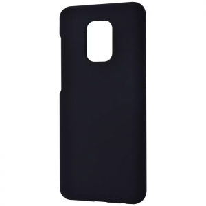 Чехол Silicone Case WAVE Full с микрофиброй для Xiaomi Redmi Note 9S / Note 9 Pro – Black
