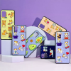 TPU+PC чехол Wave Majesty для Xiaomi Redmi 10 – Happy dog / light purple 124361